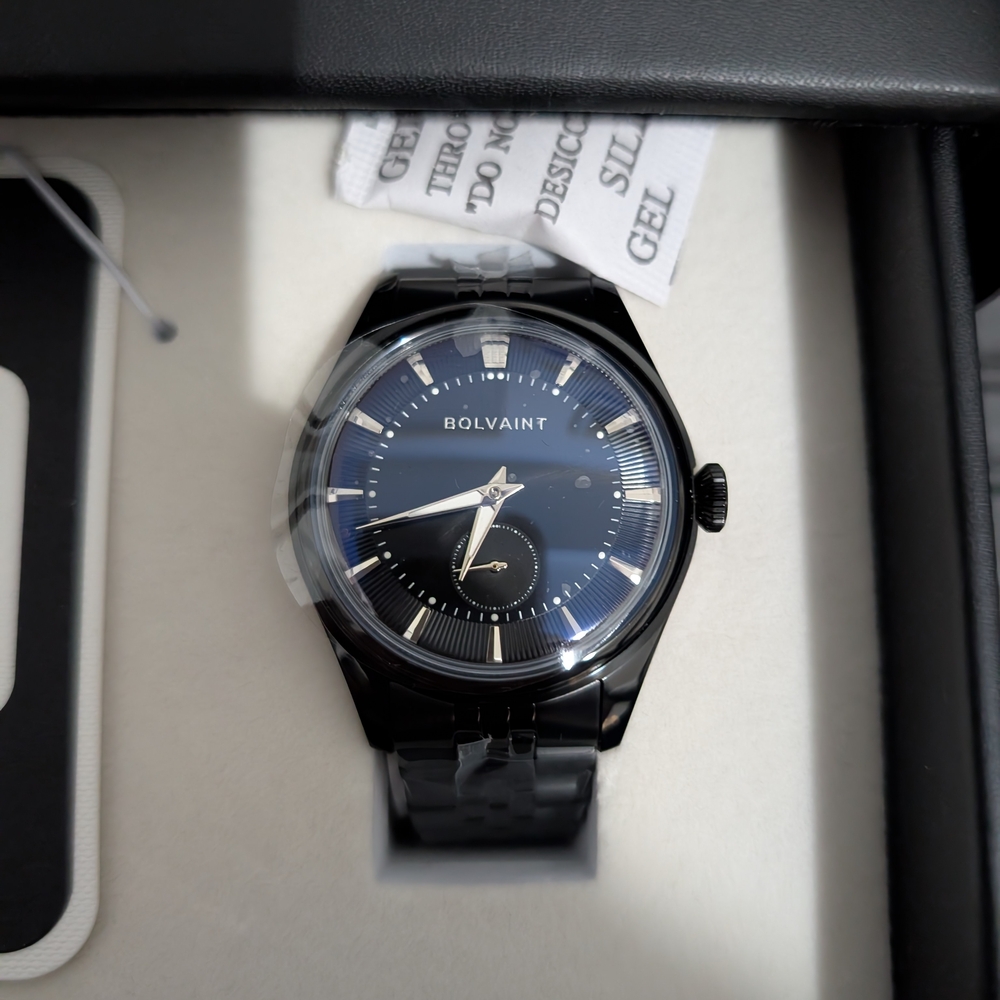 Bolvaint Black and Silver Men's Watch - Picture 2 of 2